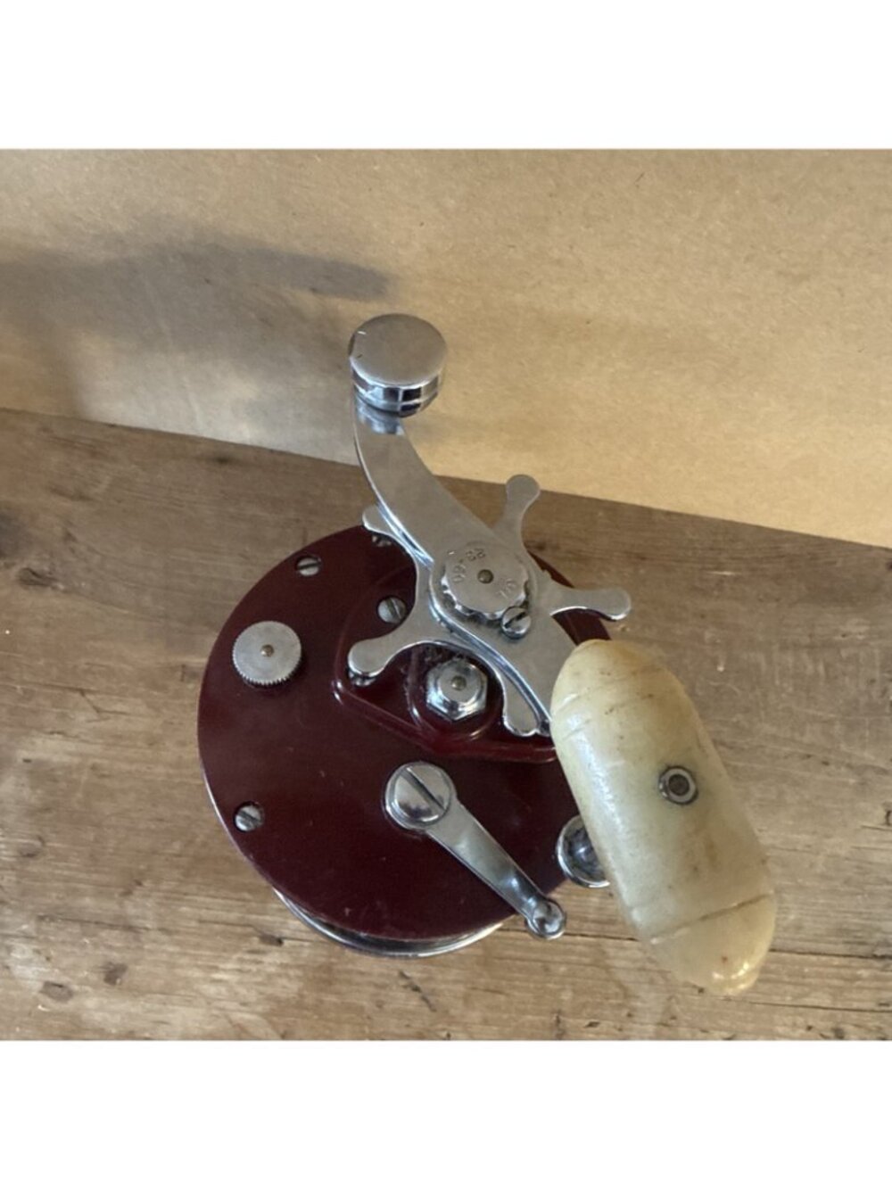 Vintage Penn Peer #209 Fishing Reel Red/burgundy/maroon Side Plates - Picture 12 of 13